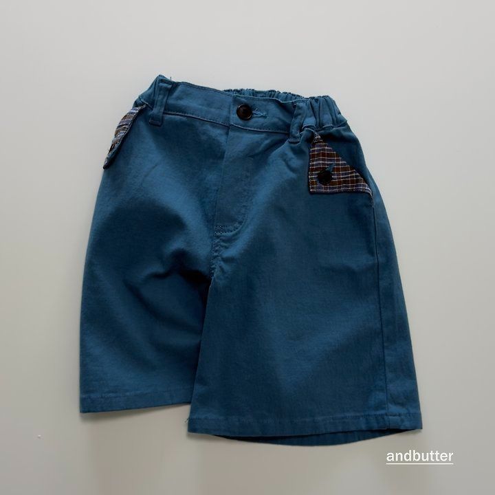 【予約】Hidden Check Bermuda Pants / andbutter(S-JM)