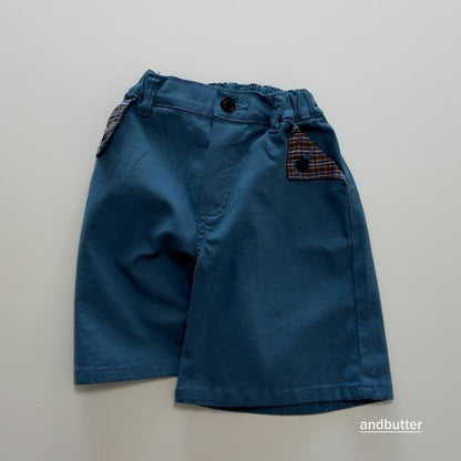 【予約】Hidden Check Bermuda Pants / andbutter(S-JM)