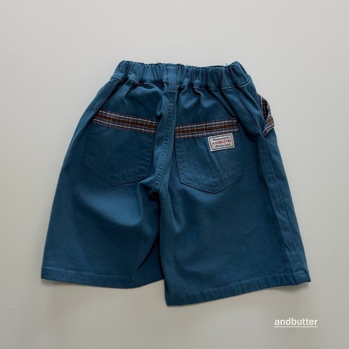 【予約】Hidden Check Bermuda Pants / andbutter(S-JM)