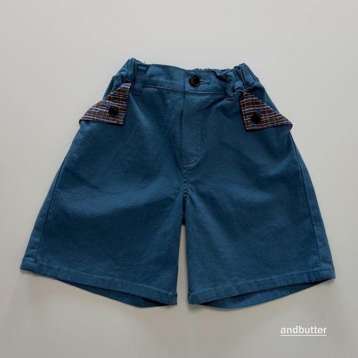 【予約】Hidden Check Bermuda Pants / andbutter(S-JM)