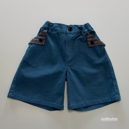 【予約】Hidden Check Bermuda Pants / andbutter(S-JM)