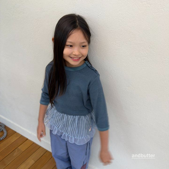 【予約】Snap 3/4  T-Shirt / andbutter(S-JM)