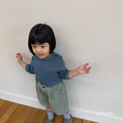 【予約】Snap 3/4  T-Shirt / andbutter(S-JM)