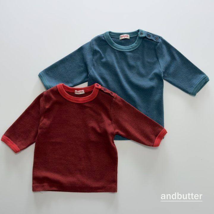 【予約】Snap 3/4  T-Shirt / andbutter(S-JM)