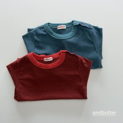 【予約】Snap 3/4  T-Shirt / andbutter(S-JM)
