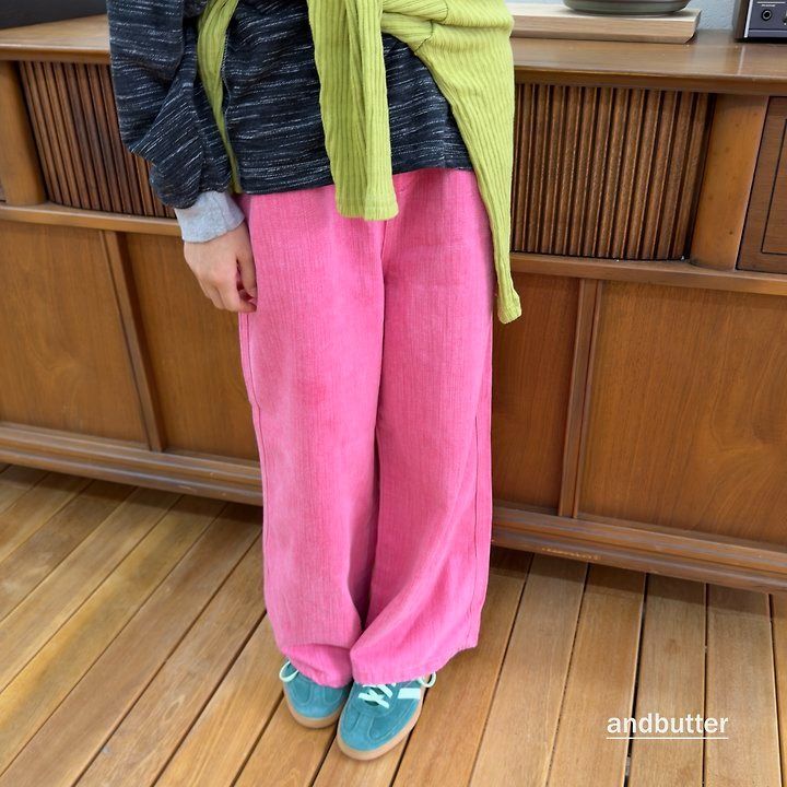 【予約】Slub Cotton Pants / andbutter(S-JM)
