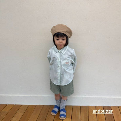 【予約】Heart Pocket Corduroy Shorts / andbutter(S-JM)
