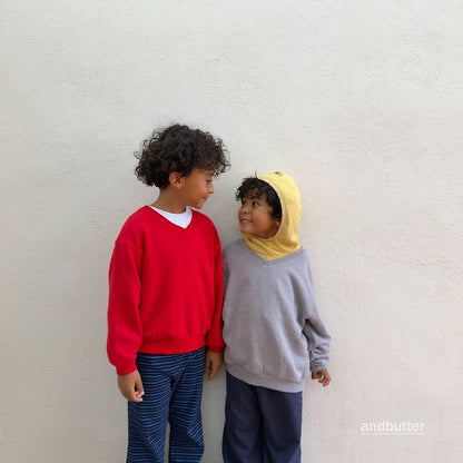 【予約】Soft V-Neck MTM / andbutter(S-JM)