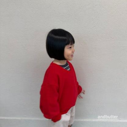 【予約】Soft V-Neck MTM / andbutter(S-JM)