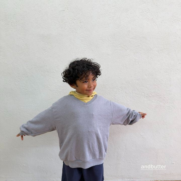 【予約】Soft V-Neck MTM / andbutter(S-JM)