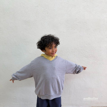 【予約】Soft V-Neck MTM / andbutter(S-JM)