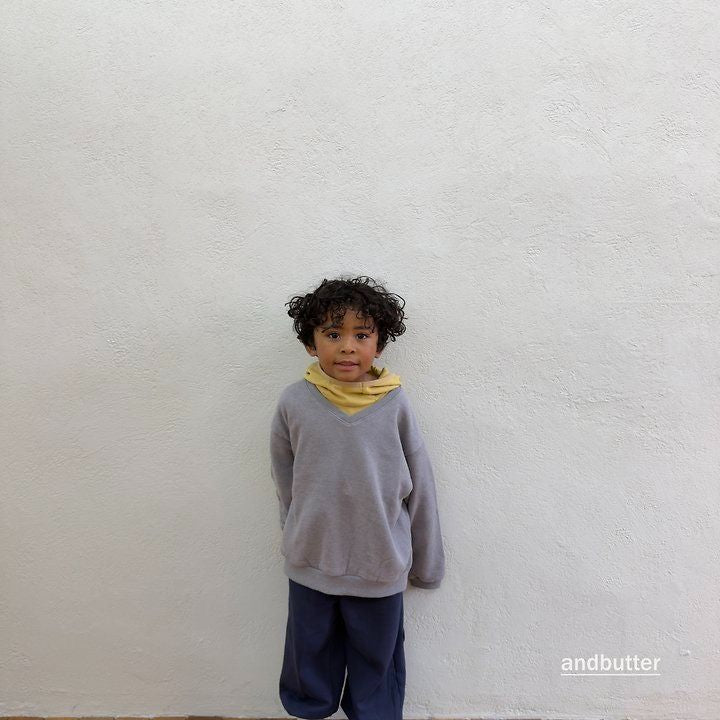 【予約】Soft V-Neck MTM / andbutter(S-JM)