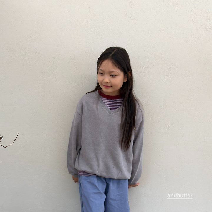 【予約】Soft V-Neck MTM / andbutter(S-JM)