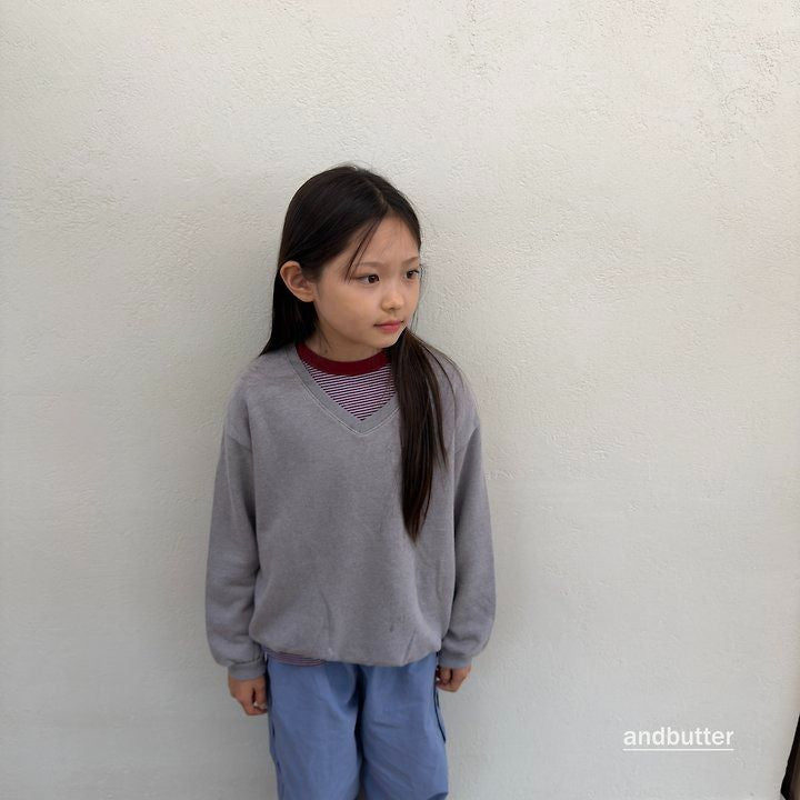 【予約】Soft V-Neck MTM / andbutter(S-JM)