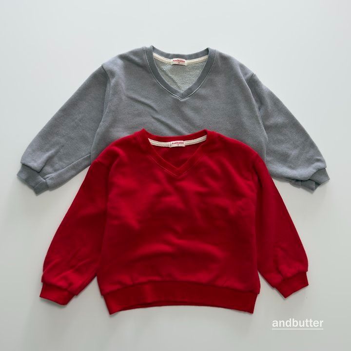 【予約】Soft V-Neck MTM / andbutter(S-JM)