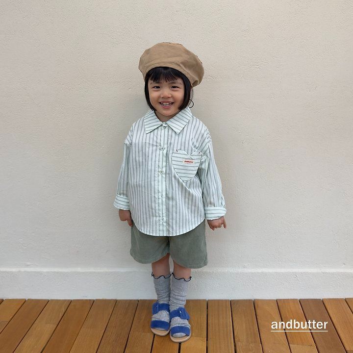 【予約】Macaron Heart Shirt / andbutter(S-JM)