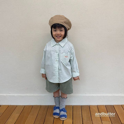 【予約】Macaron Heart Shirt / andbutter(S-JM)