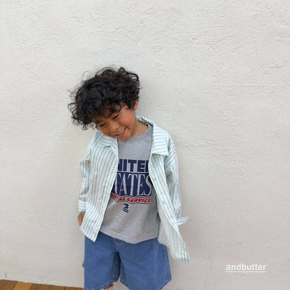 【予約】Macaron Heart Shirt / andbutter(S-JM)