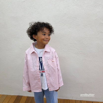 【予約】Macaron Heart Shirt / andbutter(S-JM)
