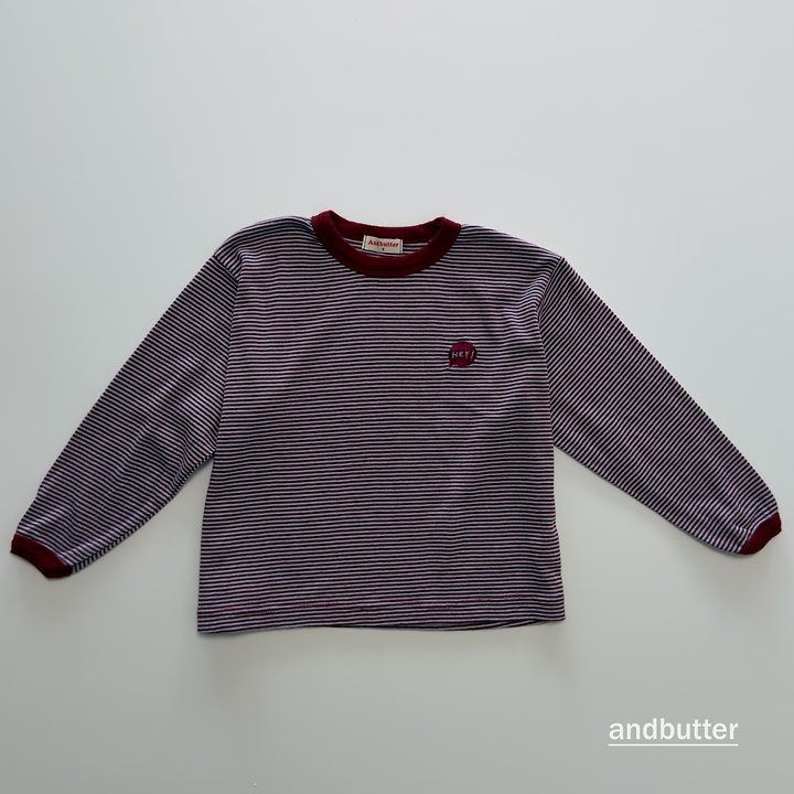 【予約】Hey T-Shirt / andbutter(S-JM)