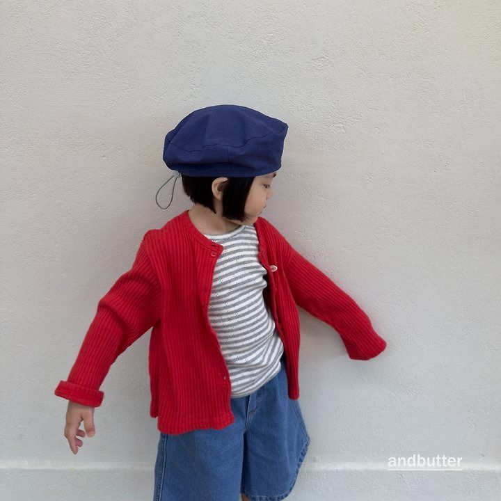 【予約】Reversible Beret / andbutter