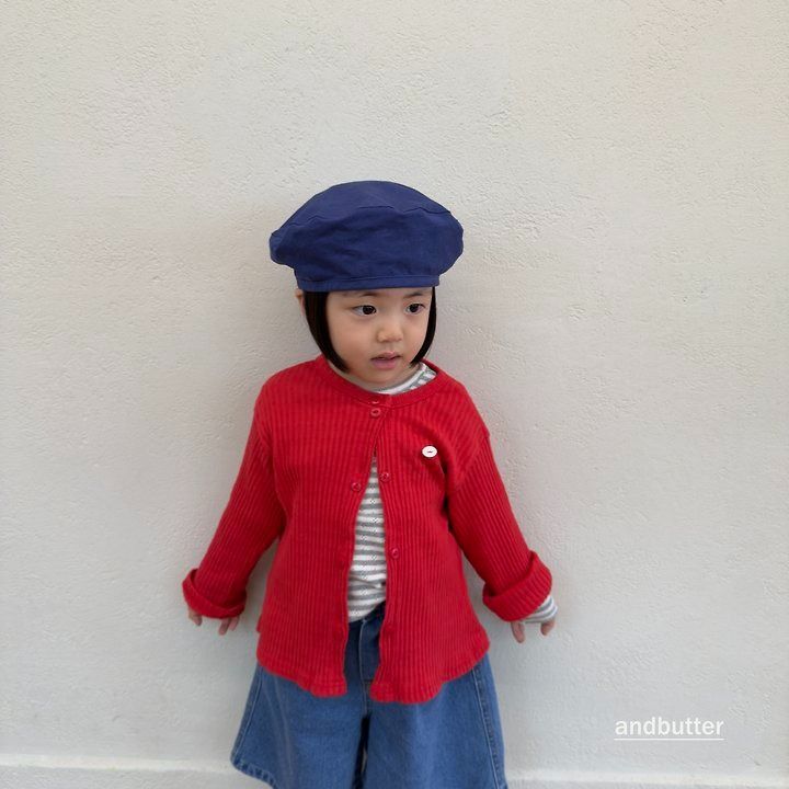 【予約】Reversible Beret / andbutter