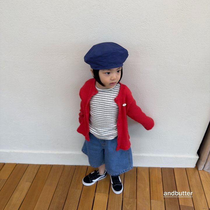 【予約】Reversible Beret / andbutter