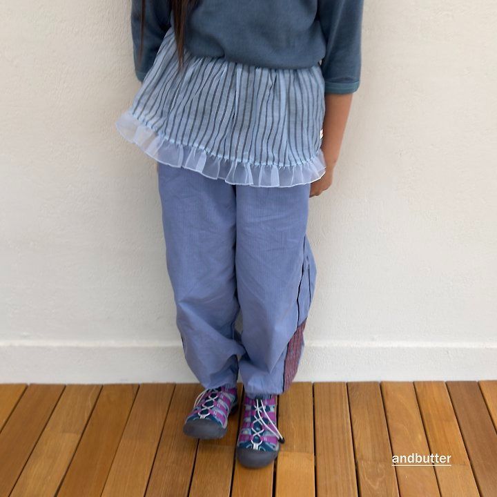 【予約】String Stripe Skirt / andbutter