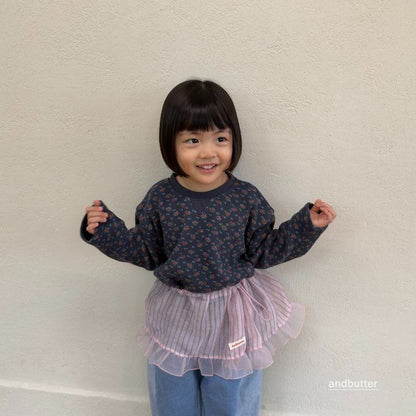 【予約】String Stripe Skirt / andbutter