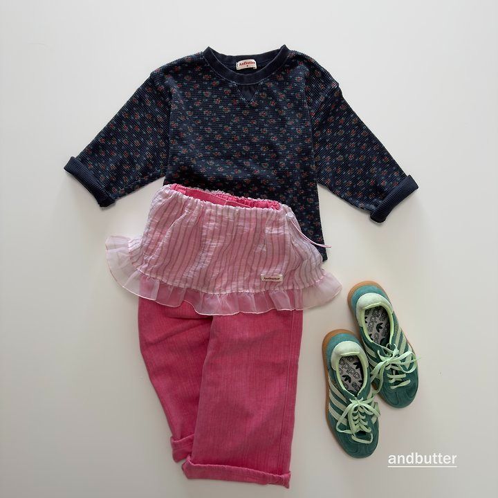 【予約】String Stripe Skirt / andbutter