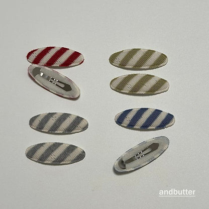 【予約】Tommy Snap Hair Clips / andbutter