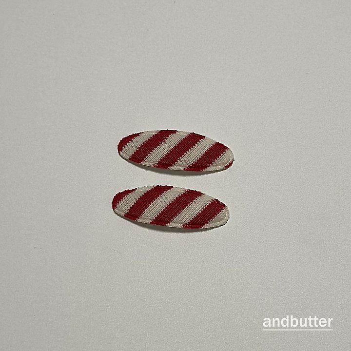 【予約】Tommy Snap Hair Clips / andbutter