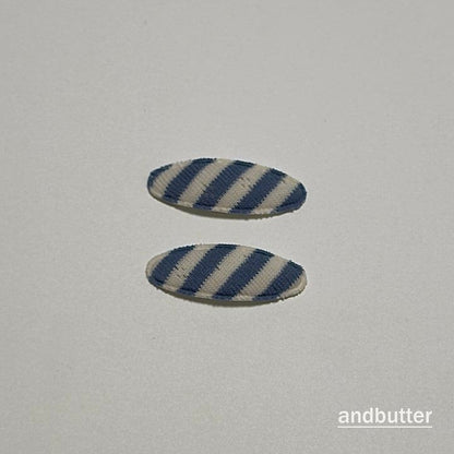 【予約】Tommy Snap Hair Clips / andbutter