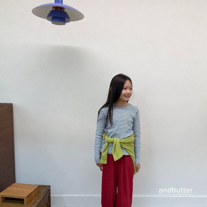 【予約】Tommy Point T-Shirt  / andbutter(S-JM)