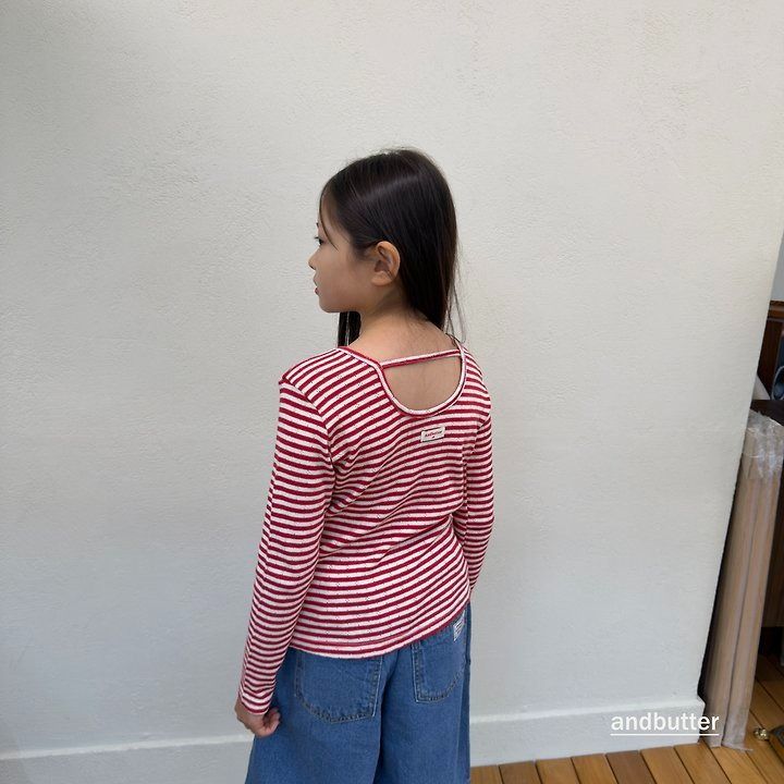 【予約】Tommy Point T-Shirt  / andbutter(S-JM)