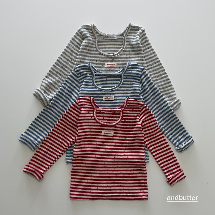 【予約】Tommy Point T-Shirt  / andbutter(S-JM)