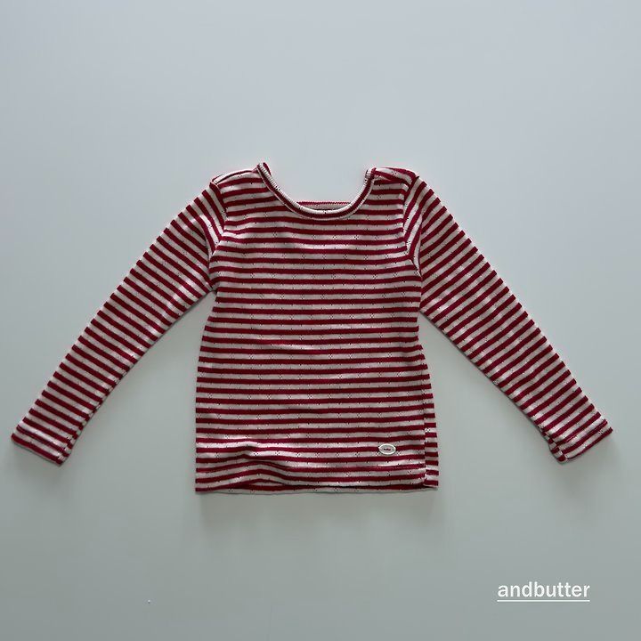 【予約】Tommy Point T-Shirt  / andbutter(S-JM)