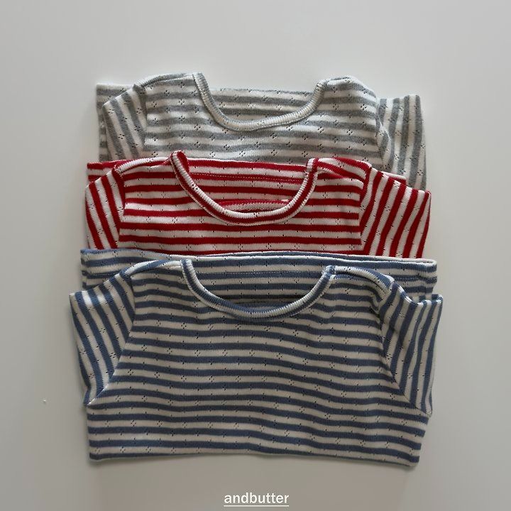 【予約】Tommy Point T-Shirt  / andbutter(S-JM)