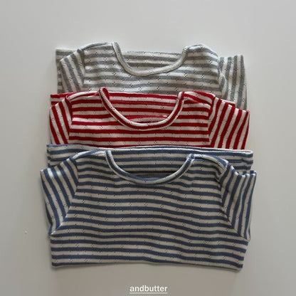 【予約】Tommy Point T-Shirt  / andbutter(S-JM)
