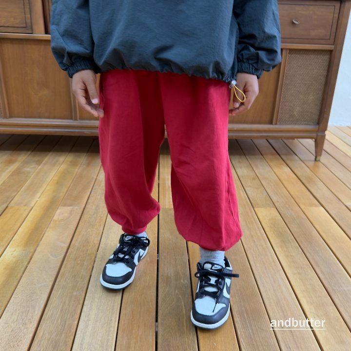【予約】Rib  Jogger Pants  / andbutter(S-JM)