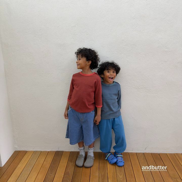 【予約】Rib  Jogger Pants  / andbutter(S-JM)