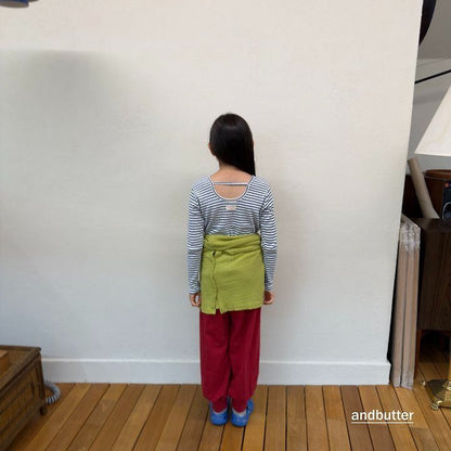 【予約】Rib  Jogger Pants  / andbutter(S-JM)