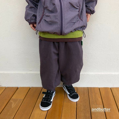 【予約】Rib  Jogger Pants  / andbutter(S-JM)