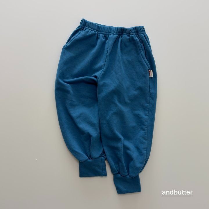 【予約】Rib  Jogger Pants  / andbutter(S-JM)