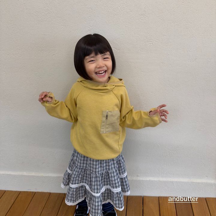 【予約】Check Tiered Skirt  / andbutter(S-JM)