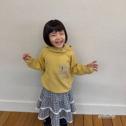 【予約】Check Tiered Skirt  / andbutter(S-JM)