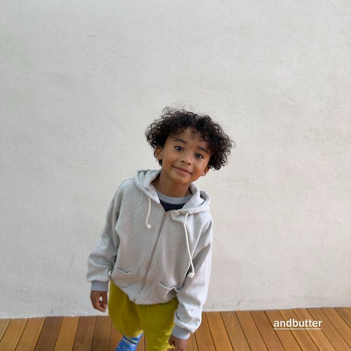 【予約】Tone-on-Tone Pocket Zip-Up Hoodie  / andbutter(S-JM)