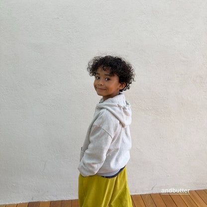 【予約】Tone-on-Tone Pocket Zip-Up Hoodie  / andbutter(S-JM)