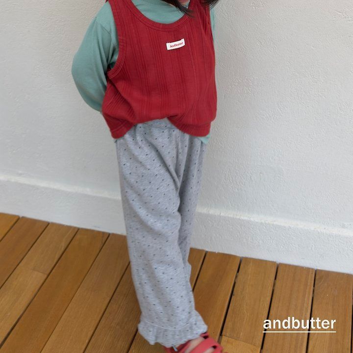 【予約】Chouchou Frill Pants  / andbutter(S-JM)