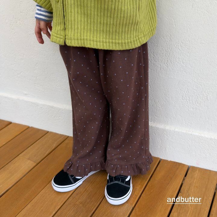 【予約】Chouchou Frill Pants  / andbutter(S-JM)